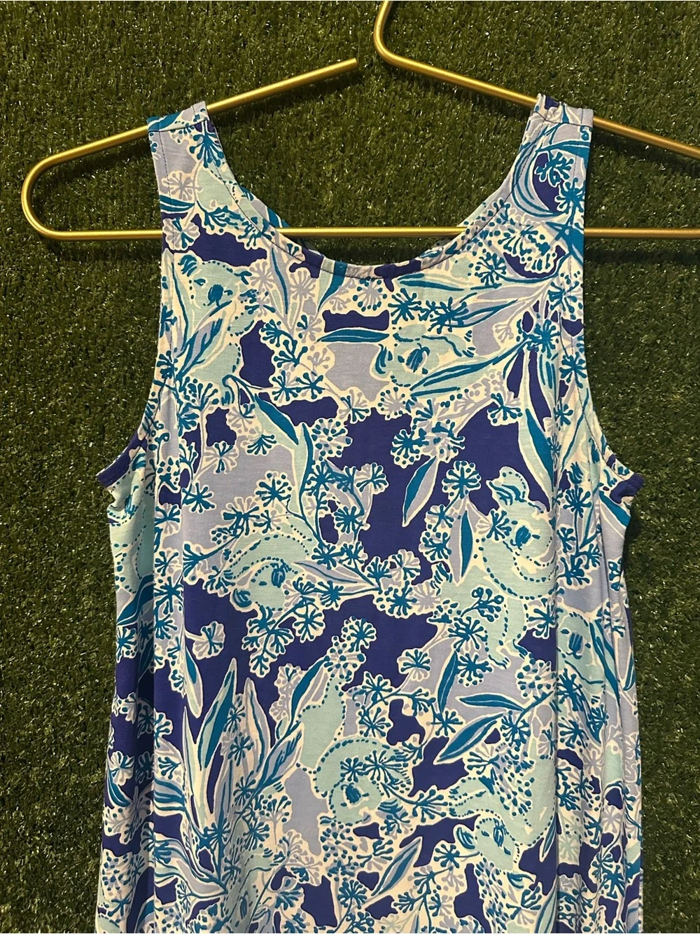 Lilly Pulitzer Kristen Dress in Royal Purple Koalafications - Picture 3 of 6